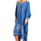 Sakkas Clementine Third Women's Tie Dye Caftan Dress/Cover Up Beach Kaftan Summer