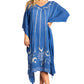 Sakkas Clementine Third Women's Tie Dye Caftan Dress/Cover Up Beach Kaftan Summer