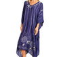 Sakkas Clementine Third Women's Tie Dye Caftan Dress/Cover Up Beach Kaftan Summer