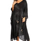 Sakkas Clementine Third Women's Tie Dye Caftan Dress/Cover Up Beach Kaftan Summer