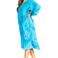 Sakkas Clementine Third Women's Tie Dye Caftan Dress/Cover Up Beach Kaftan Summer