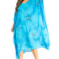 Sakkas Clementine Third Women's Tie Dye Caftan Dress/Cover Up Beach Kaftan Summer