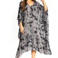 Sakkas Clementine Third Women's Tie Dye Caftan Dress/Cover Up Beach Kaftan Summer