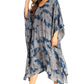 Sakkas Clementine Third Women's Tie Dye Caftan Dress/Cover Up Beach Kaftan Summer