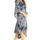 Sakkas Clementine Third Women's Tie Dye Caftan Dress/Cover Up Beach Kaftan Summer