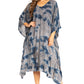 Sakkas Clementine Third Women's Tie Dye Caftan Dress/Cover Up Beach Kaftan Summer