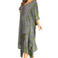 Sakkas Clementine Third Women's Tie Dye Caftan Dress/Cover Up Beach Kaftan Summer