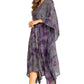 Sakkas Clementine Third Women's Tie Dye Caftan Dress/Cover Up Beach Kaftan Summer