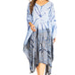 Sakkas Clementine Third Women's Tie Dye Caftan Dress/Cover Up Beach Kaftan Summer