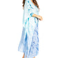 Sakkas Clementine Third Women's Tie Dye Caftan Dress/Cover Up Beach Kaftan Summer