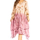 Sakkas Clementine Third Women's Tie Dye Caftan Dress/Cover Up Beach Kaftan Summer