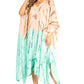 Sakkas Clementine Third Women's Tie Dye Caftan Dress/Cover Up Beach Kaftan Summer