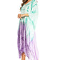 Sakkas Clementine Third Women's Tie Dye Caftan Dress/Cover Up Beach Kaftan Summer