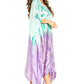 Sakkas Clementine Third Women's Tie Dye Caftan Dress/Cover Up Beach Kaftan Summer