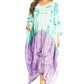 Sakkas Clementine Third Women's Tie Dye Caftan Dress/Cover Up Beach Kaftan Summer