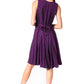 Sakkas Maya Midi Floral Embroidered Sleeveless Button Up Rayon Dress
