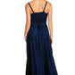 MKY Amy Stonewashed Rayon Embroidered Adjustable Spaghetti Straps Long Dress