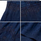 MKY Amy Stonewashed Rayon Embroidered Adjustable Spaghetti Straps Long Dress