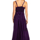 MKY Amy Stonewashed Rayon Embroidered Adjustable Spaghetti Straps Long Dress