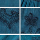MKY Amy Stonewashed Rayon Embroidered Adjustable Spaghetti Straps Long Dress