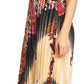 Sakkas Vanna Strapless Pleated Satin Summer Mid Dress Adjustable