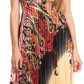 Sakkas Vanna Strapless Pleated Satin Summer Mid Dress Adjustable