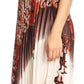 Sakkas Vanna Strapless Pleated Satin Summer Mid Dress Adjustable