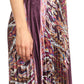 Sakkas Vanna Strapless Pleated Satin Summer Mid Dress Adjustable