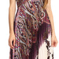 Sakkas Vanna Strapless Pleated Satin Summer Mid Dress Adjustable