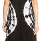 Sakkas Havva Knit Tie-dye Sleeveless Hi Low Dress with Scoop Neck