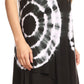 Sakkas Havva Knit Tie-dye Sleeveless Hi Low Dress with Scoop Neck