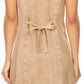 Sakkas Marian Sleeveless Crochet Summer Midi Slim Dress with Emboidery
