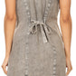 Sakkas Marian Sleeveless Crochet Summer Midi Slim Dress with Emboidery