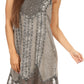Sakkas Marian Sleeveless Crochet Summer Midi Slim Dress with Emboidery