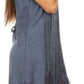Sakkas Marian Sleeveless Crochet Summer Midi Slim Dress with Emboidery