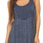 Sakkas Marian Sleeveless Crochet Summer Midi Slim Dress with Emboidery