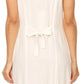 Sakkas Marian Sleeveless Crochet Summer Midi Slim Dress with Emboidery