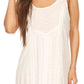 Sakkas Marian Sleeveless Crochet Summer Midi Slim Dress with Emboidery