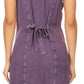 Sakkas Marian Sleeveless Crochet Summer Midi Slim Dress with Emboidery