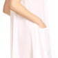 Sakkas Lina Mid Length Casual Summer Tent Swing Sleeveless Dress With Pockets