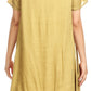 Sakkas Arina Midi Double Layered Short Sleeve Dress Solid with Pockets