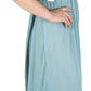Sakkas Isabis Womens Casual Long  Lace Modest Dress with Short Sleeves Stretchy