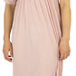 Sakkas Isabis Womens Casual Long  Lace Modest Dress with Short Sleeves Stretchy