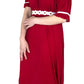 Sakkas Isabis Womens Casual Long  Lace Modest Dress with Short Sleeves Stretchy