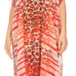 MKY Astryd Women's Flowy Maxi Long Caftan Dress Cover Up with Rhinestone