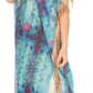 MKY Astryd Women's Flowy Maxi Long Caftan Dress Cover Up with Rhinestone