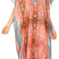 MKY Astryd Women's Flowy Maxi Long Caftan Dress Cover Up with Rhinestone