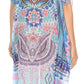 MKY Astryd Women's Flowy Maxi Long Caftan Dress Cover Up with Rhinestone