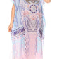 MKY Astryd Women's Flowy Maxi Long Caftan Dress Cover Up with Rhinestone