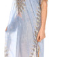 MKY Astryd Women's Flowy Maxi Long Caftan Dress Cover Up with Rhinestone